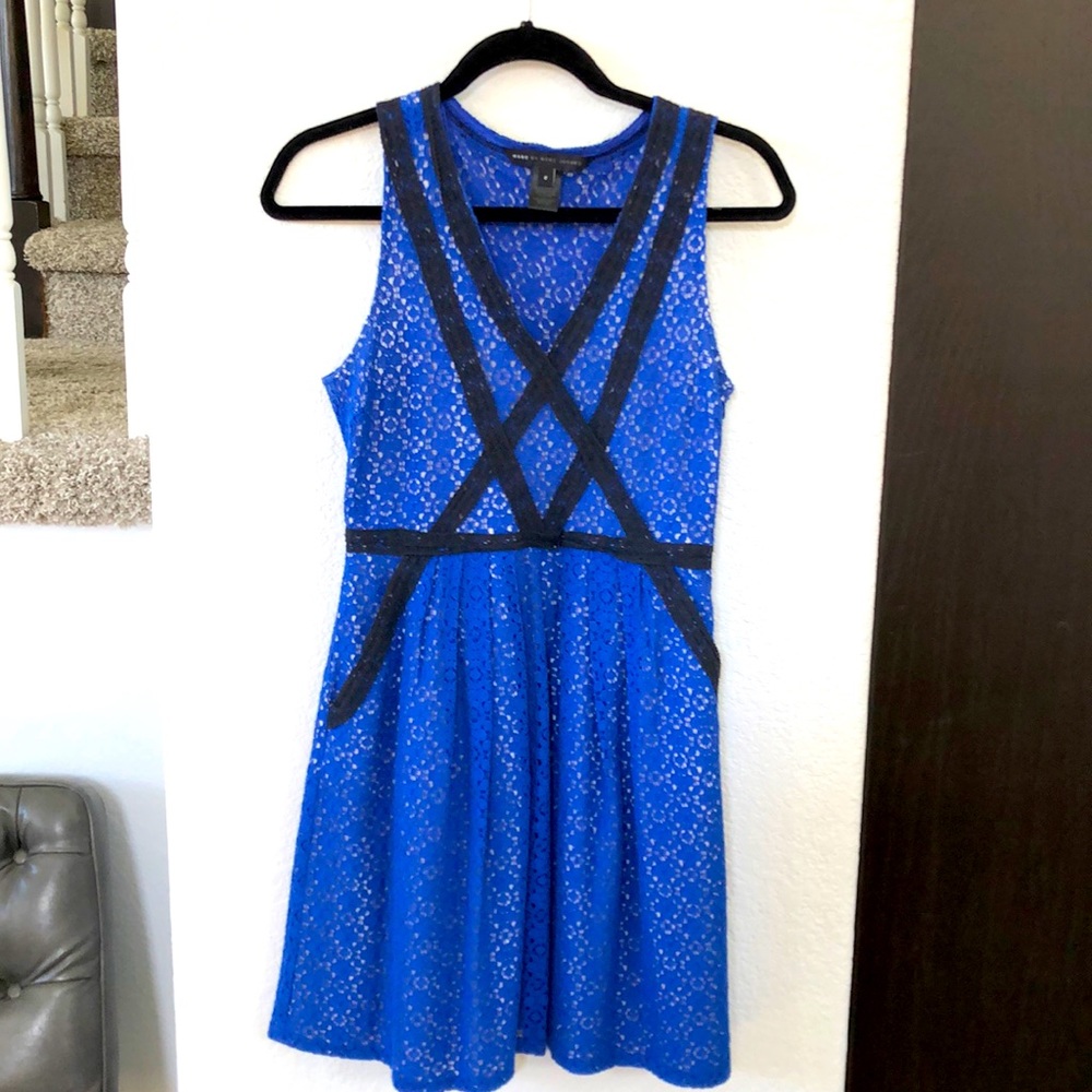 Marc by Marc Jacobs lace cutout dress with pockets.